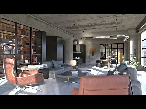 Interior Rendering with SketchUp and FluidRay